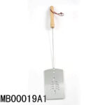 17"(L) Bbq Spatula With Wooden Handle & Leather Strip