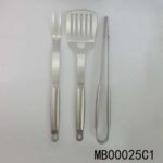 3Pcs S/S Bbq Tools Wheel Card