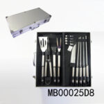 14Pcs S.S Bbq Tools With Aluminum Box