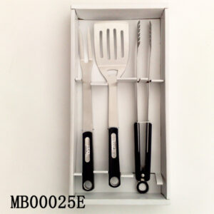 3Pcs S/S Bbq Tools Pom Handle Fork