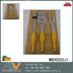 3Pcs Bbq Tools With Resin Handle(Chicken)