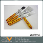 3Pcs Bbq Tools With Resin Handle(Ham)