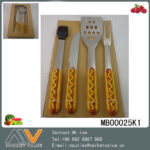 4Pcs Bbq Tools With Resin Handle(Ham)