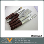 5Pcs S/S Bbq Tools With Resin Handle(Steak)