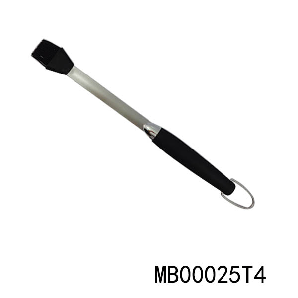 MB00025T4 S/S Bbq Tools Plastic Handle/ Brush