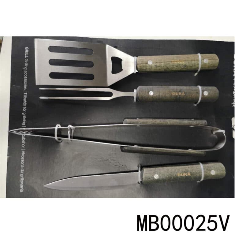 Sets Of 4Pcs Bbq Tools With Wooden Handle