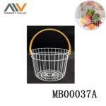 Plastic Dipping Fruit Basket，Bamboo Handle