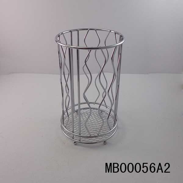 MB00056A2 Wave Chrome Cutlery Holder