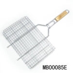 Wooden Handle Chrome Bbq Net