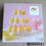 Three-Tier Cupcake Tree Stand With Colour Box