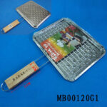 S/S Bbq Mesh W/Wooden Handle