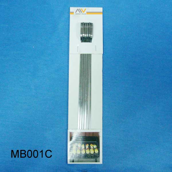 MB001C 6Pcs S/S Bbq Skewer In Card
