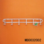 6 Hooks Chrome Hook Hanger Flat Wire