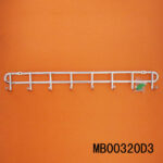 4 In Chrome Hook Hanger Flat Wire