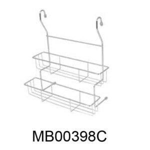 Chromium Corner Shelf Unit