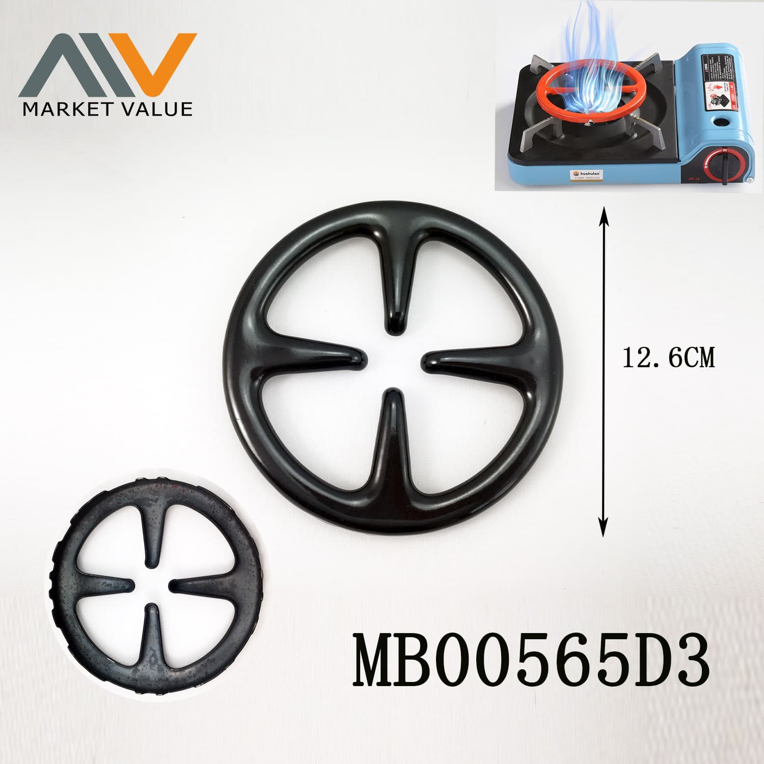 MB00565D3 Sets Of 2Pcs Enamel Trivet