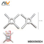 Sets Of 2Pcs Chrome Enamel Trivet