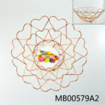 Fruit Basket With Gold Plating
