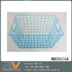Iron Wirn Basket With Powder Coated