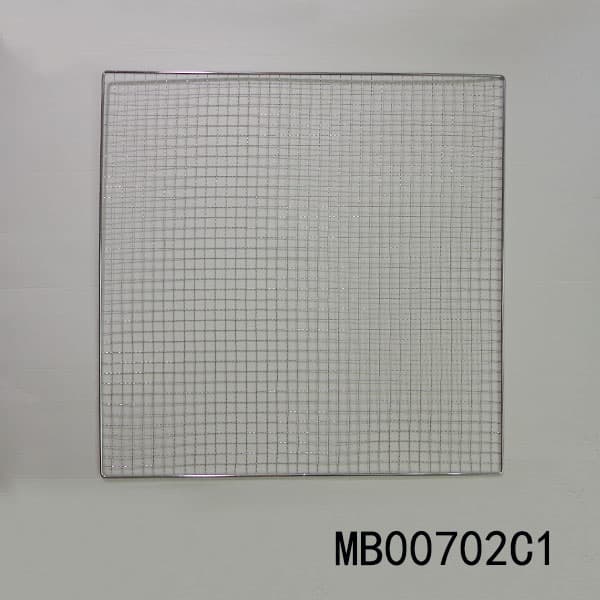 MB00702C1 19"X19"Chrome Bbq Net Shrink With Paper