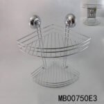 Two-Tier Chromium Shower Basket
