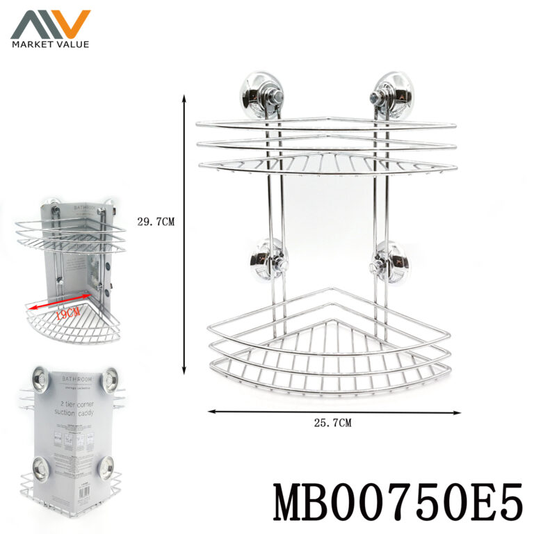 Two-Tier Chromium Shower Basket