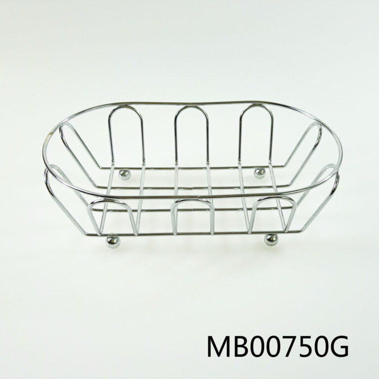 Chrome Sink Sponge Holder With Card