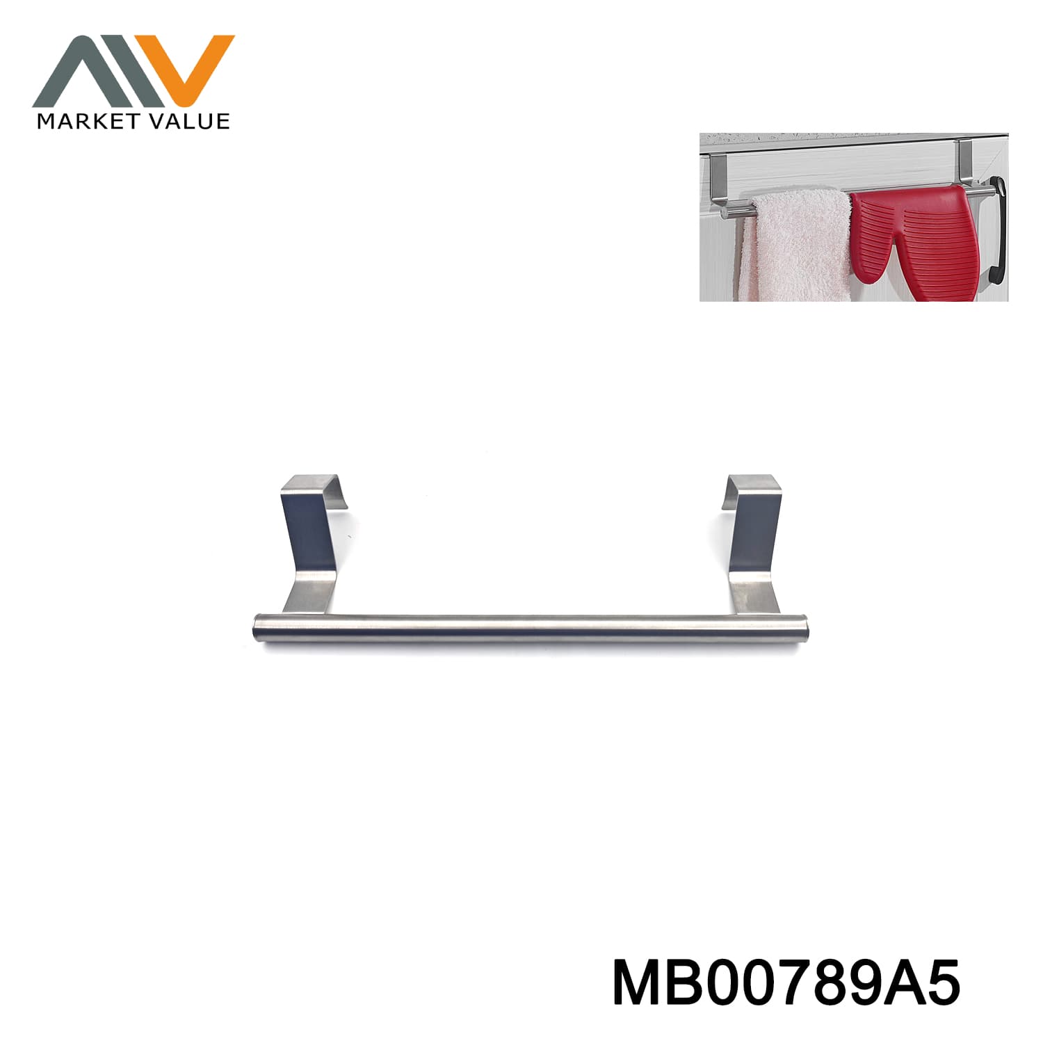 MB00789A5 S/S Extendable Hook (Towel Rack)