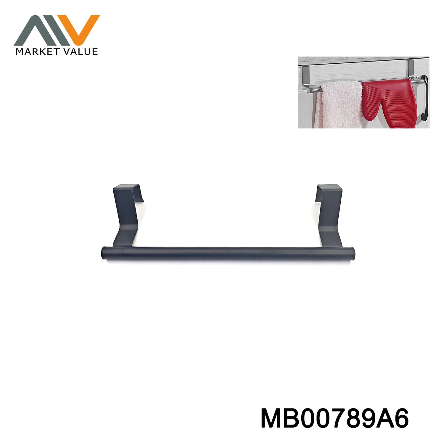 MB00789A6 S/S Extendable Hook (Towel Rack)