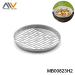 6PK Aluminum BBQ Pan Round in Polbag