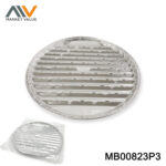 6Pk Aluminum Bbq Pan Round In Polbag