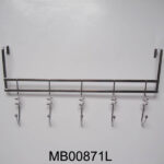 5Hooks Over Door Hook With Card