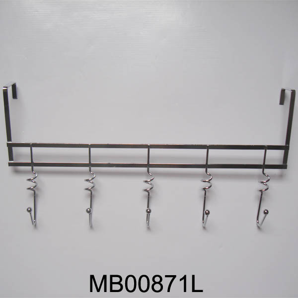 MB00871L 5Hooks Over Door Hook With Card