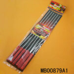 6Pc Bbq Skewer With Head Card
