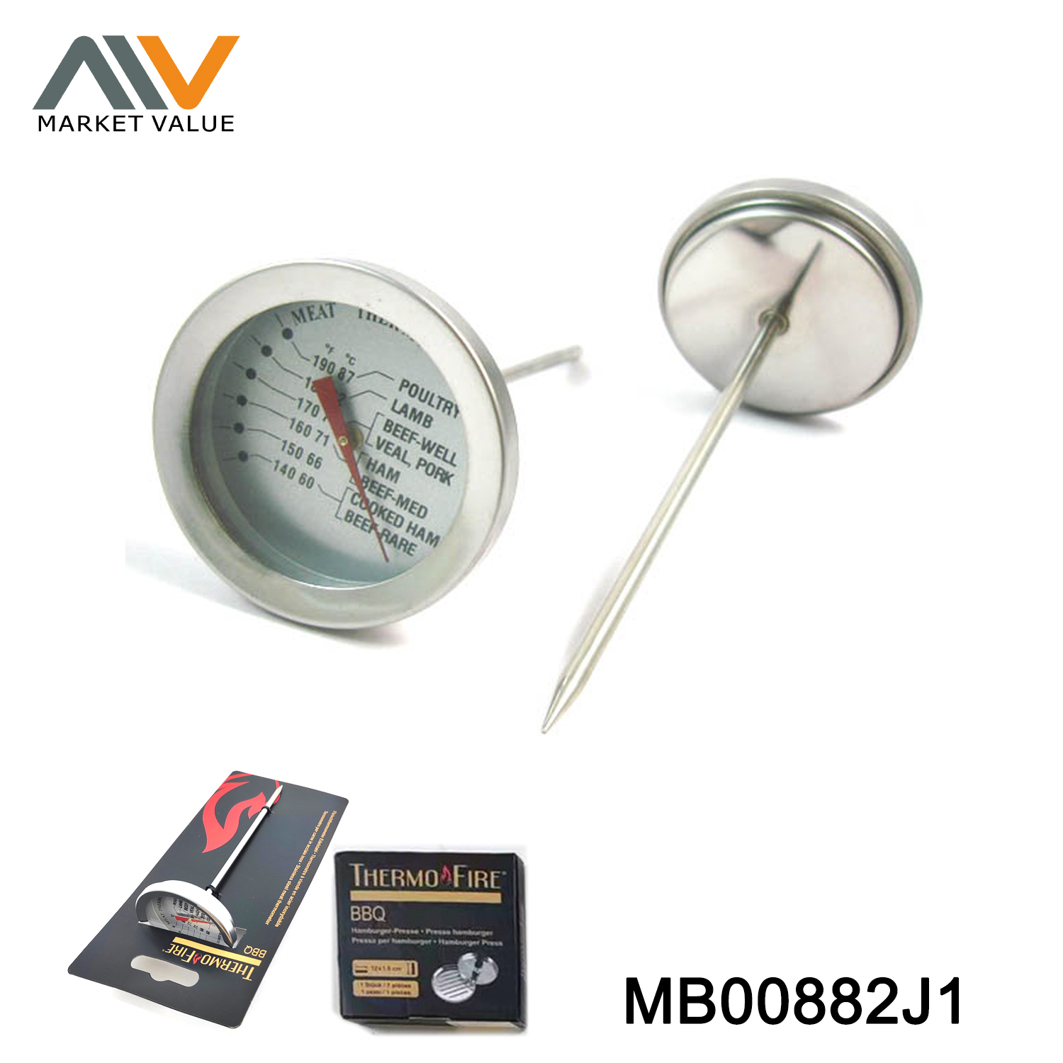 MB00882J1 2" Thermometer Bi Sensor