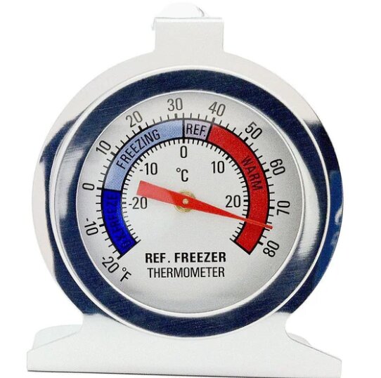 SS430+GLASS REFRIGERATOR THERMOMETER