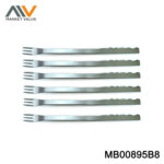 6Pcs S/S Fonduce Fork In Window Box