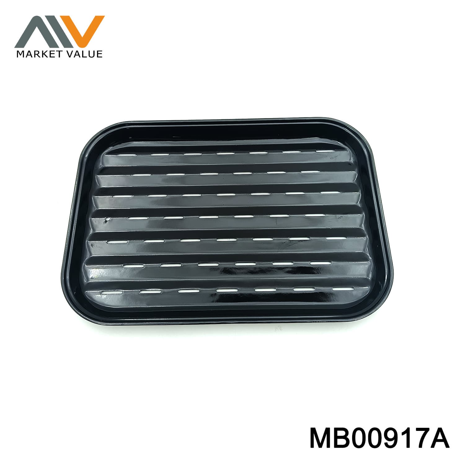 MB00917A Metal Coated Enameled Grill Plate