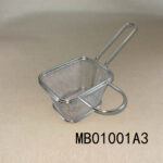 Small Rectangle French Fry Serving Basket Tag