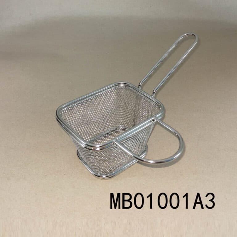 Small Rectangle French Fry Serving Basket Tag