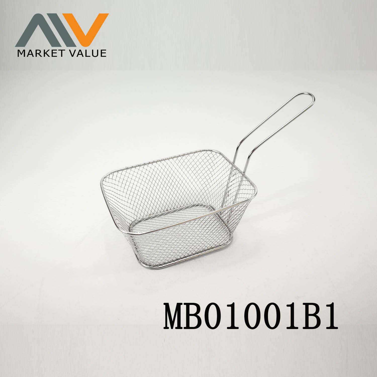 MB01001B1 Big Ss Rectangle French Fry Serving Basket Tag