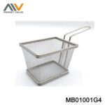 Rectangle Stainless Steel Basket Netting With Handle