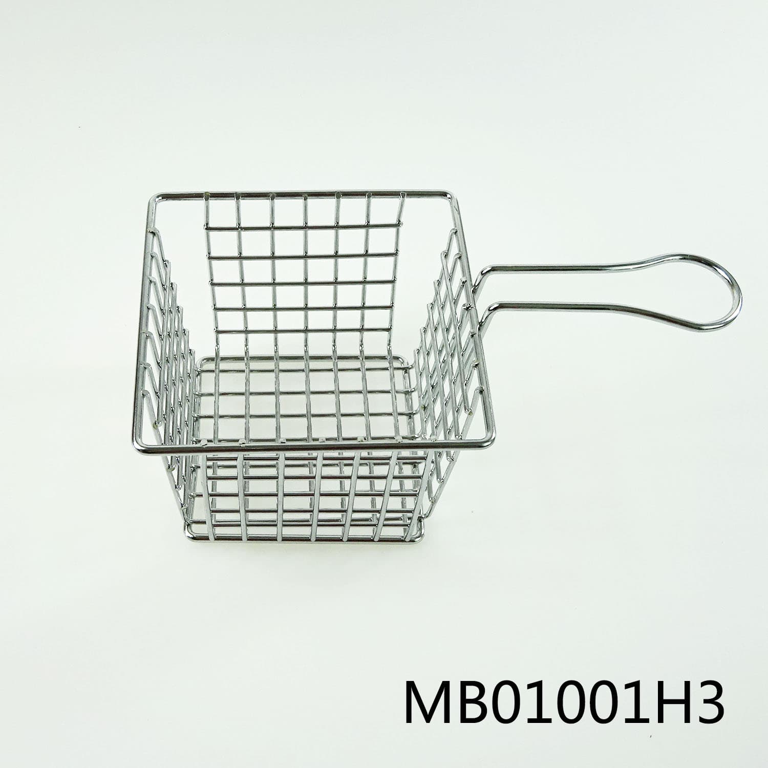 MB01001H3 18X10*8Cm Rectangle French Fry Serving Basket Tag