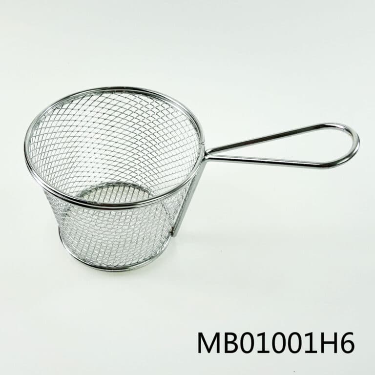 10.5Cm Rounded French Fry Serving Basket Tag