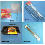 9Pcs Bbq Set In Brown Box