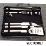 9Pcs Bbq Tools With Qxford Cloth Bags