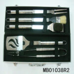 6Pcs S/S Bbq Tools Set In Aluminium Case