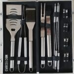 18Pcs S/S430 Bbq Tools Set In Aluminium Case