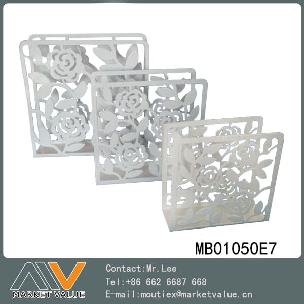MB01050E7 Powder Spraying Napkin Holder In White Box