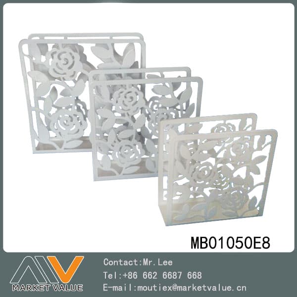 MB01050E8 Powder Spraying Napkin Holder In White Box
